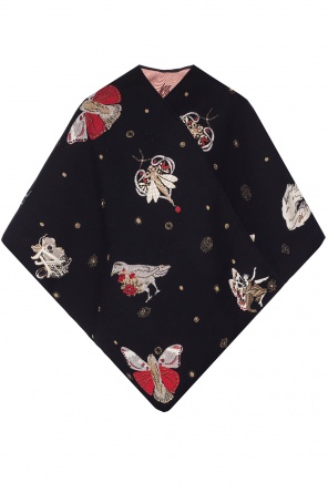 Poncho with an embroidered pattern, zdjęcie 1 Poncho with an embroidered pattern od Alexander McQueen